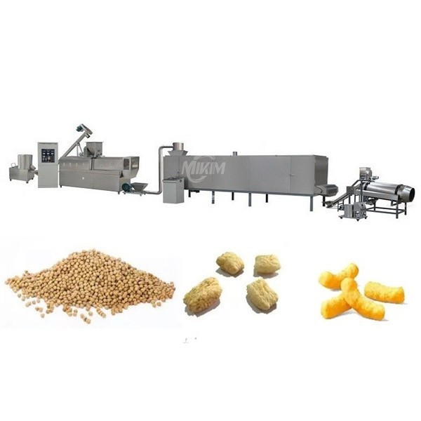 production line potato chips